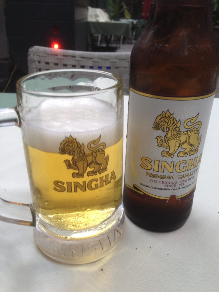 タイのビールと言えば、Singha