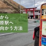 大室山から伊豆高原駅へバスで向かう方法