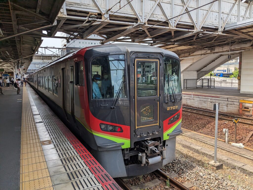 岡山駅_山陽新幹線から特急うずしお乗り継ぎ1